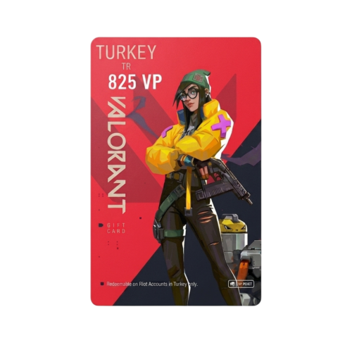 825 Valorant Points 🇹🇷