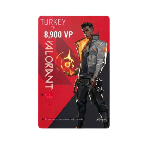8,900 Valorant Points 🇹🇷