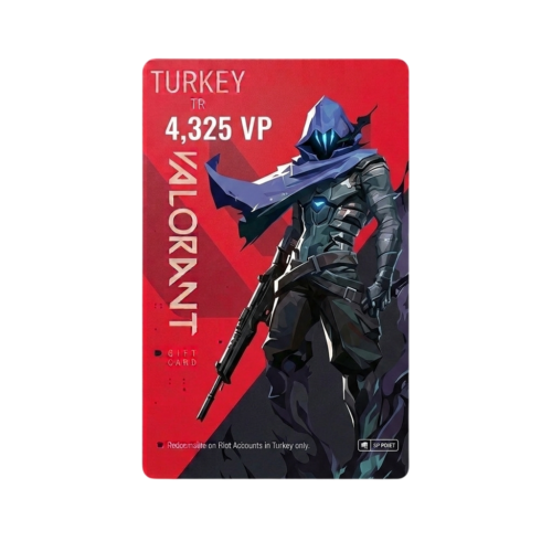 4,325 Valorant Points 🇹🇷
