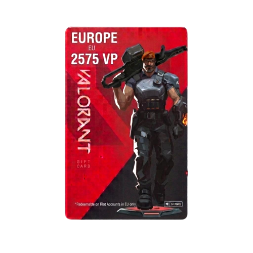 2,575 Valorant Points  🇪🇺