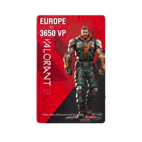 3,650 Valorant Points  🇪🇺