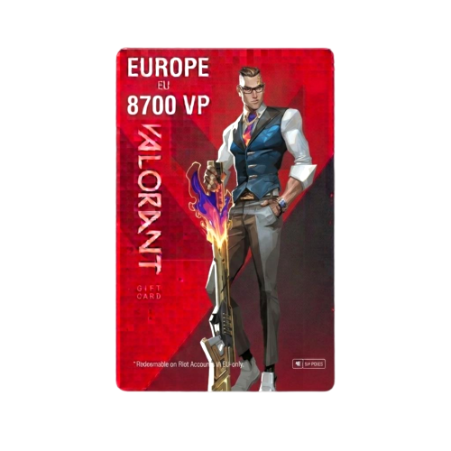 8,700 Valorant Points 🇪🇺